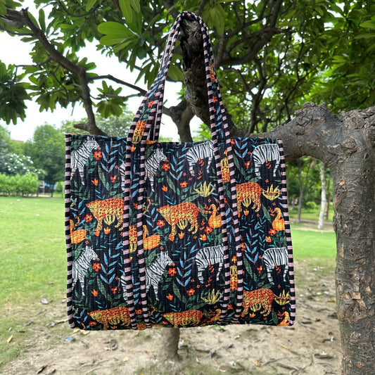 Personalised Tote Bag | Cotton Quilted Weekender Bag Strap, Travel Accessories, Bridesmaid Gift For Her, Bridesmaid Proposal Shoulder Bag