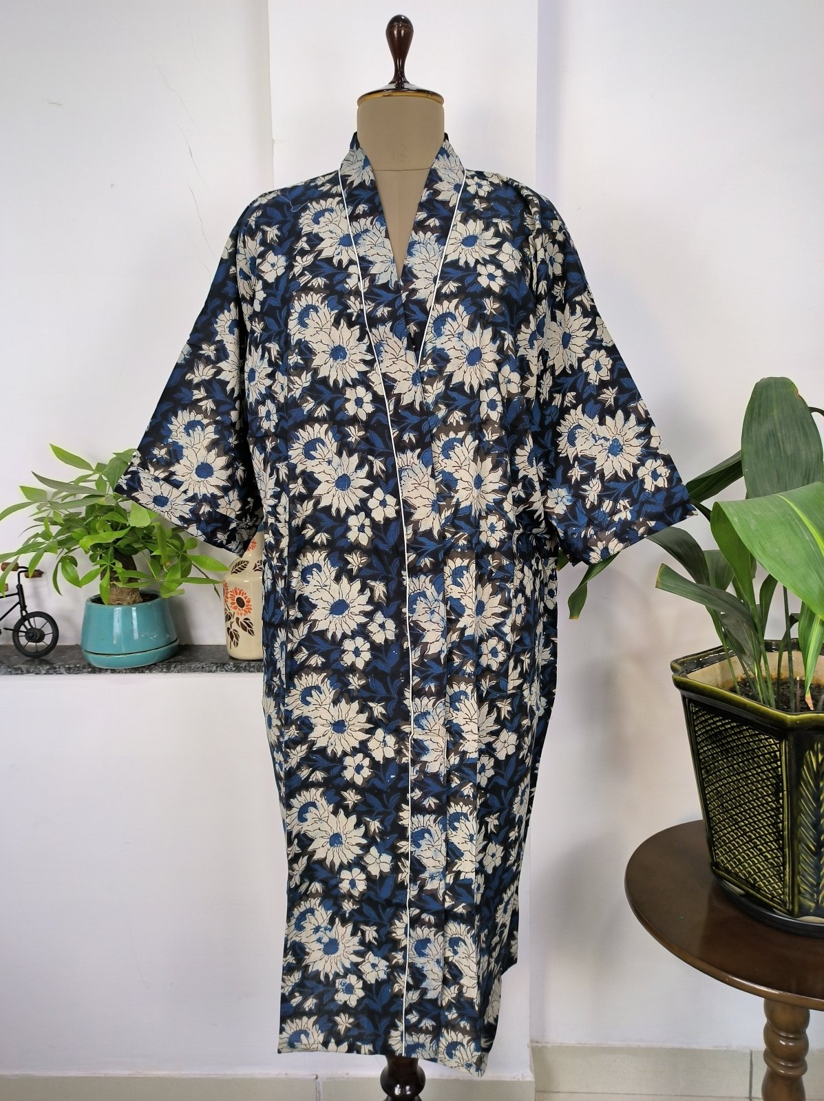 Eastern Loom Pure Cotton Kimono Dress