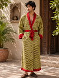 Silky Soft Mens Kimono Robe | Masculine Elegant Classic Sustainable Vintage House Robe gift, Timeless Comfy Lounge Beach Cover Up, Nightwear