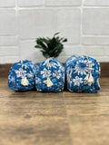 block-printed Toiletry & Makeup Bag