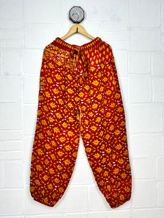 Unisex Boho Vintage Pajama Soft Breathable Comfortable Loungewear, Lightweight Comfy Sleepwear