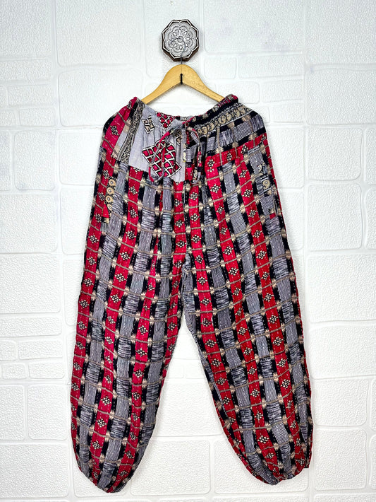 Unisex Boho Vintage Pajama Soft Breathable Comfortable Loungewear, Lightweight Comfy Sleepwear