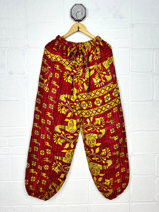 Unisex Boho Vintage Pajama Soft Breathable Comfortable Loungewear, Lightweight Comfy Sleepwear