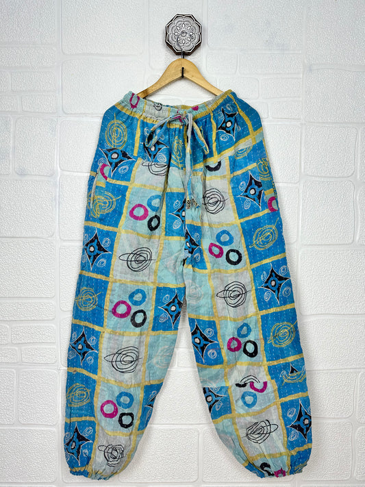 Unisex Boho Vintage Pajama Soft Breathable Comfortable Loungewear, Lightweight Comfy Sleepwear