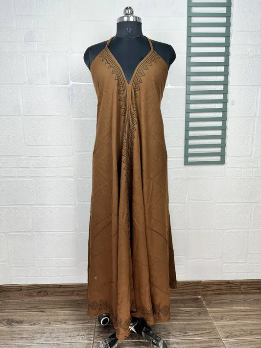 Boho Chic Jute Magic Dress Organic Stylish Lightweight Sustainable fashion For All Occasions | Perfect for Holiday Wear