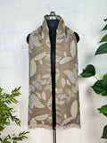 Suzani embroidered Wool Shawl