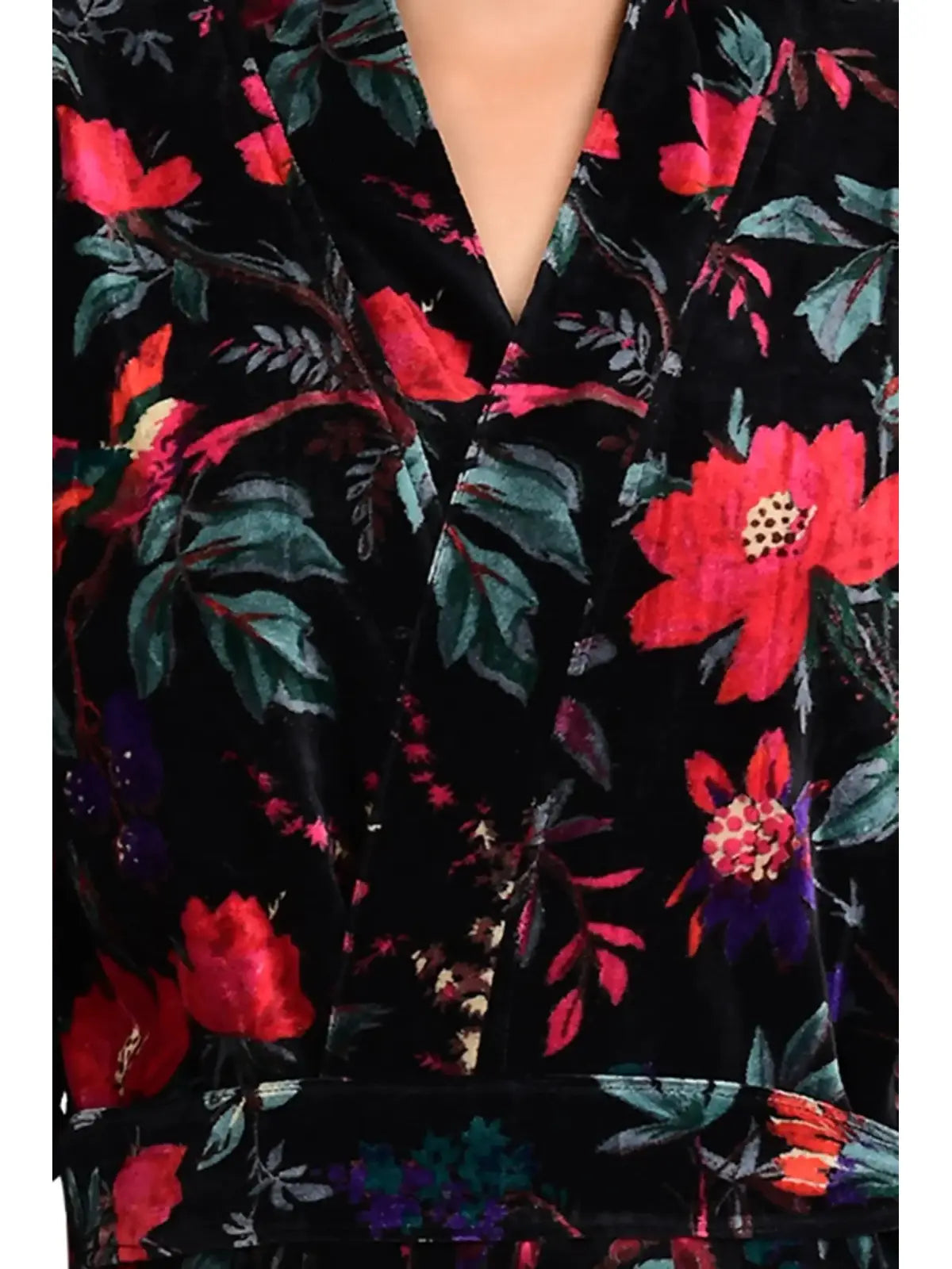 Luxury Velvet House Robe  Unisex Kimono Jacket Reversible Silk
