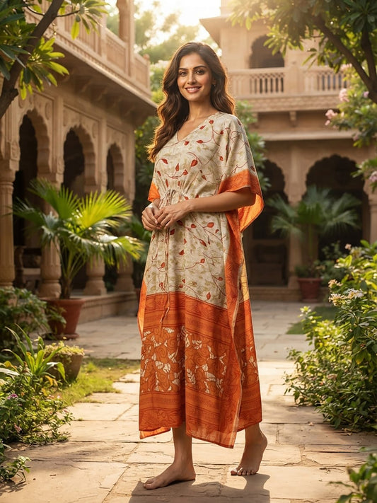 Recycle Silky Soft Women Clothing | Loose Fit Midi Dress for Women, Kaftan Dress Oversize Resort Wear Caftan, Boho Beach Cover Up, Gift for Her