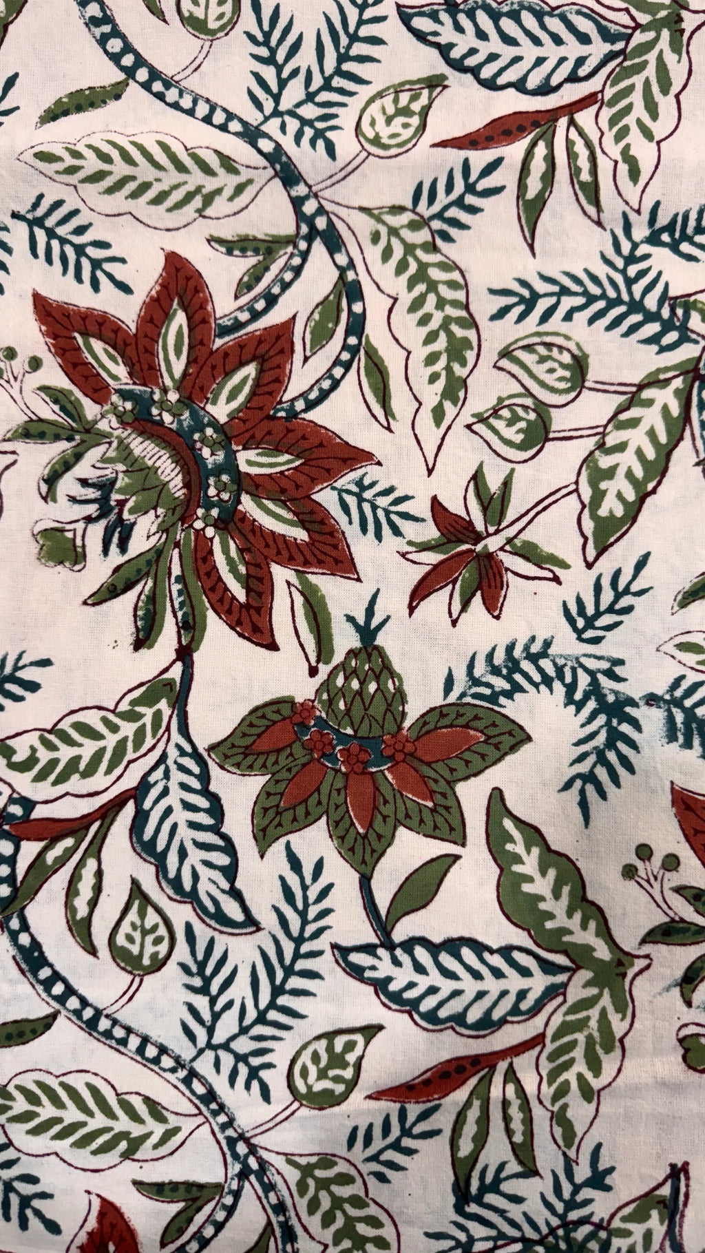 Pure Soft Cotton Bedsheet with Pillow Covers | Hand Block Printed Jaipuri Floral, Queen King Size, Summer Bedspread, Boho Gift Set Decor Art