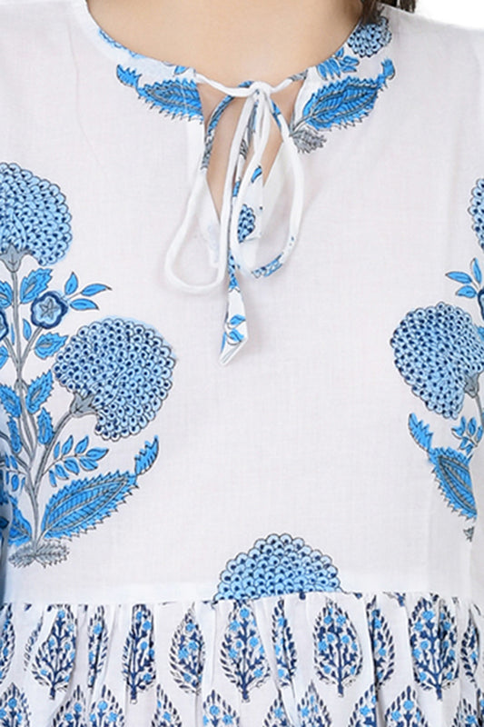 Boho Pure Cotton Maxi Dress Soft Breathable Sustainable Clothing For All Occasions | Perfect Gift For Her