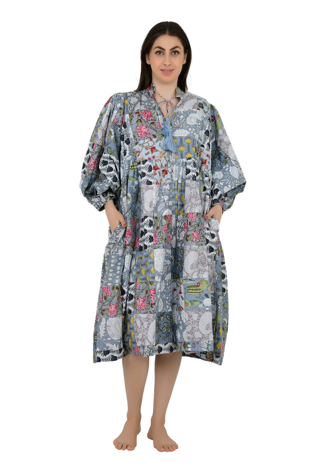 Patchwork Dress with pockets