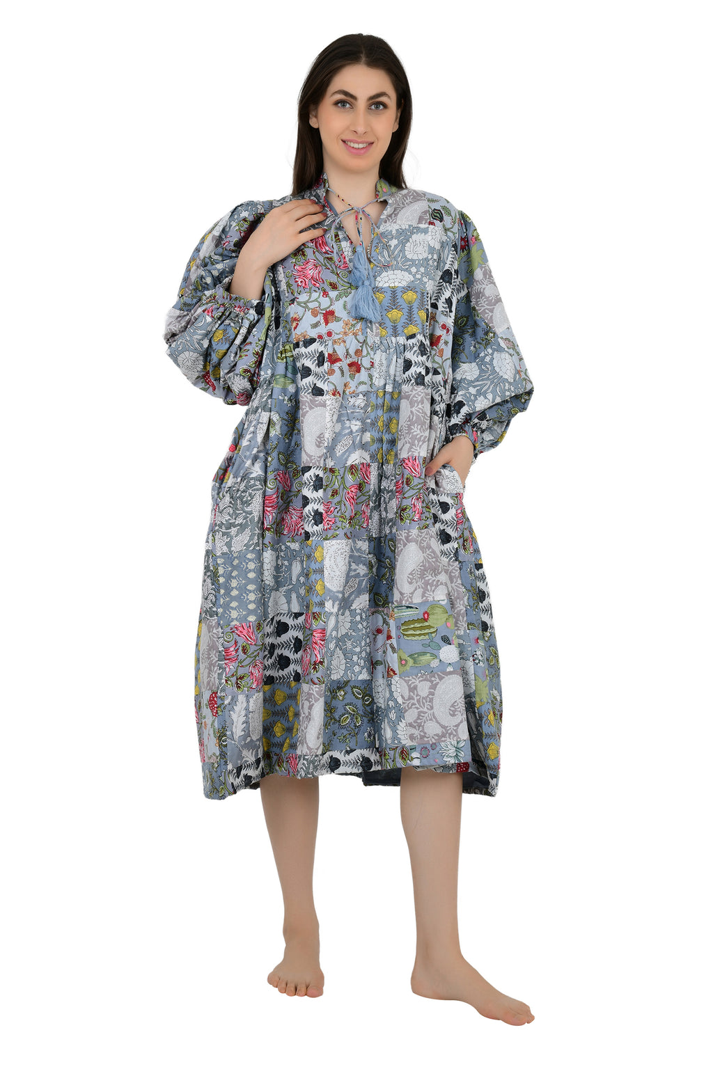 Patchwork Dress with pockets