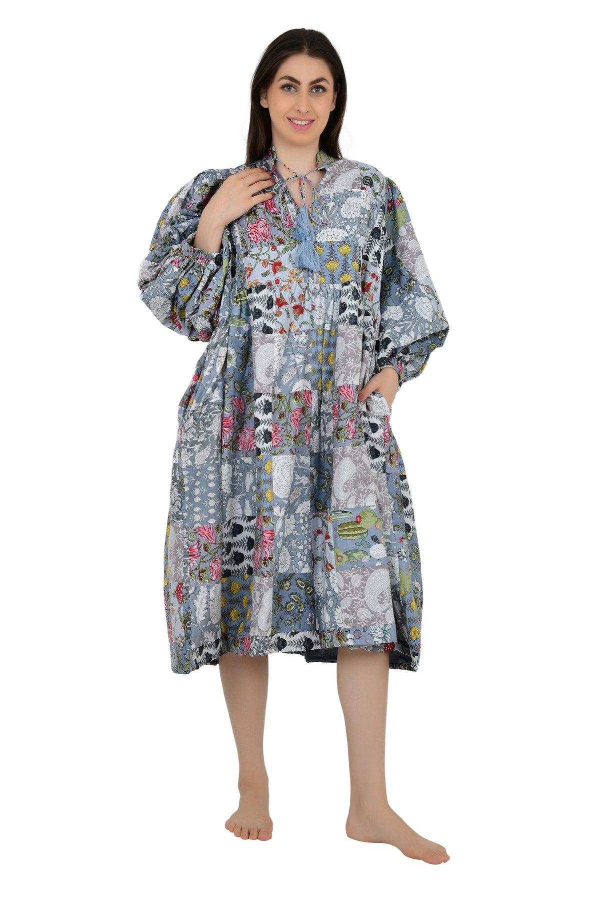 Patchwork Dress with pockets