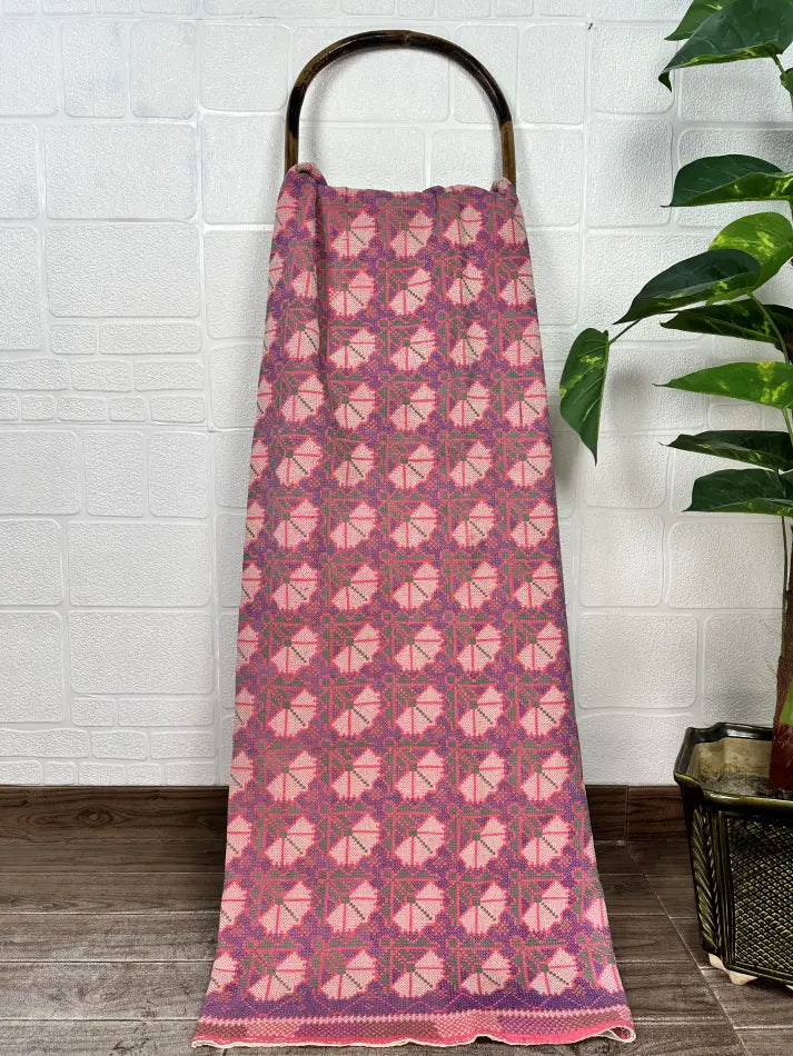 Vintage Style Cotton Handwoven Dhurrie Rug - 6ft by 4ft