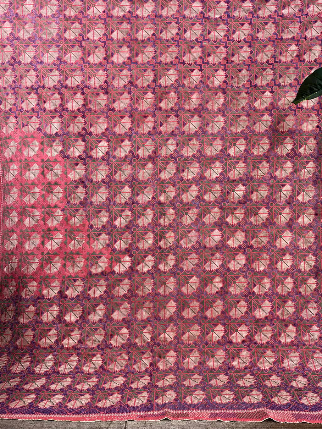 Hand Embroidery Vintage Throw Sofa Cover Bedspread Blanket Style 1542