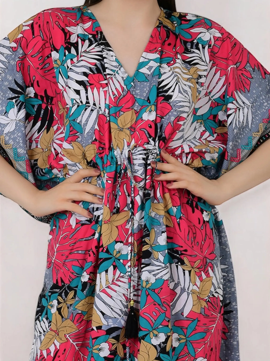 Women's Silk Blend Long Kaftan
