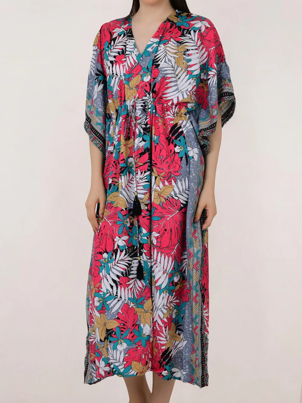 Women's Silk Blend Long Kaftan