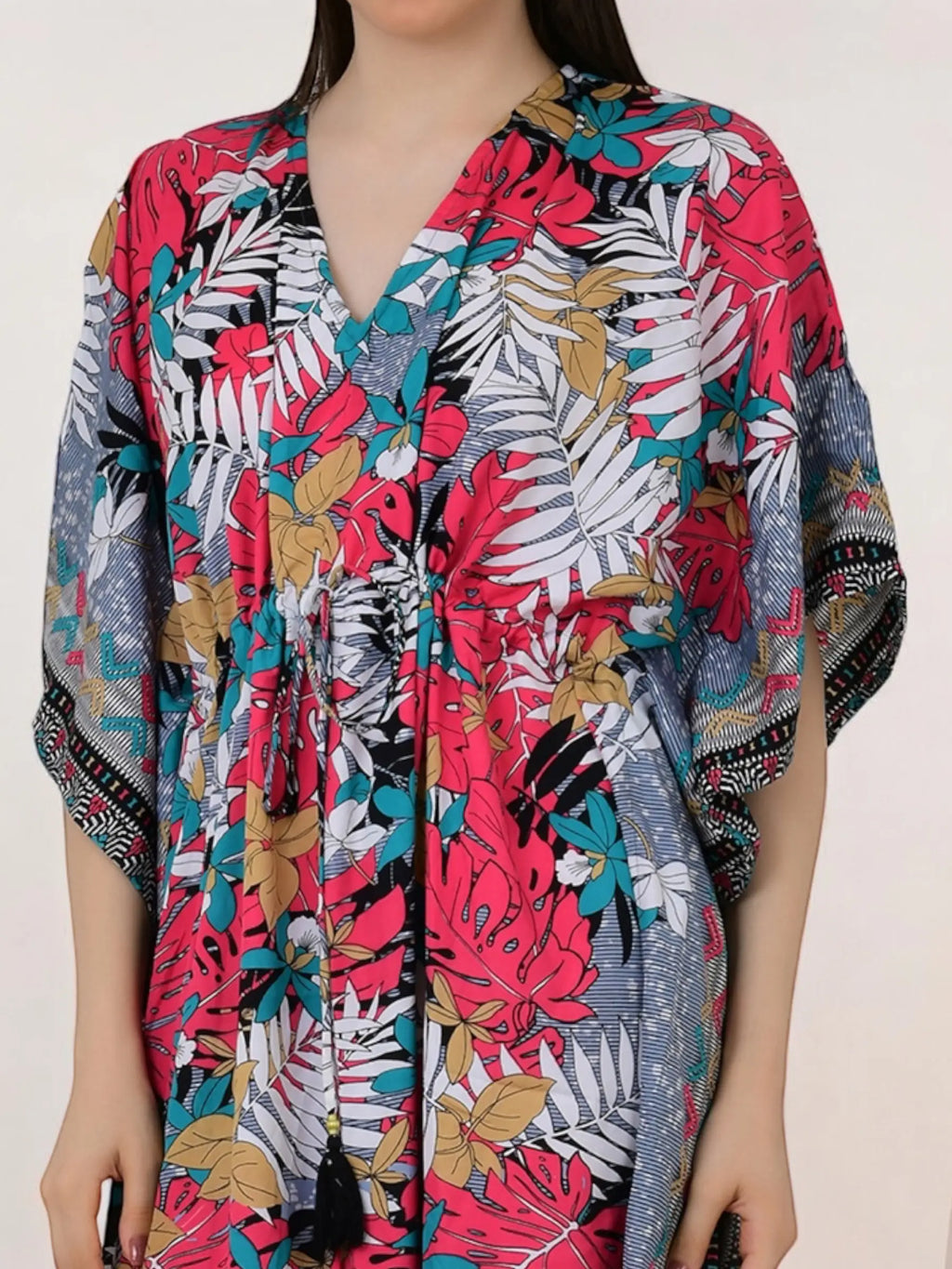 Women's Silk Blend Long Kaftan
