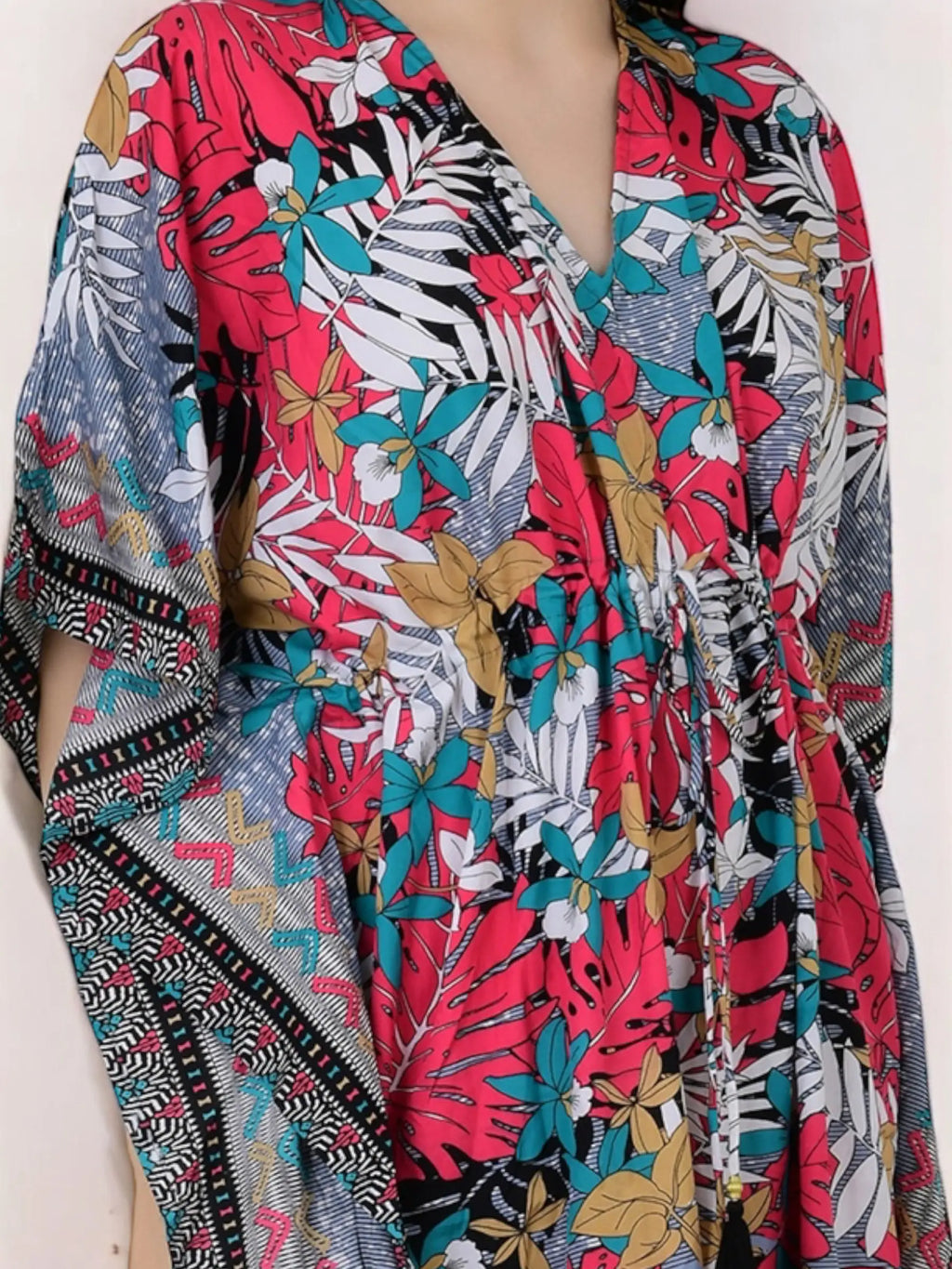 Women's Silk Blend Long Kaftan