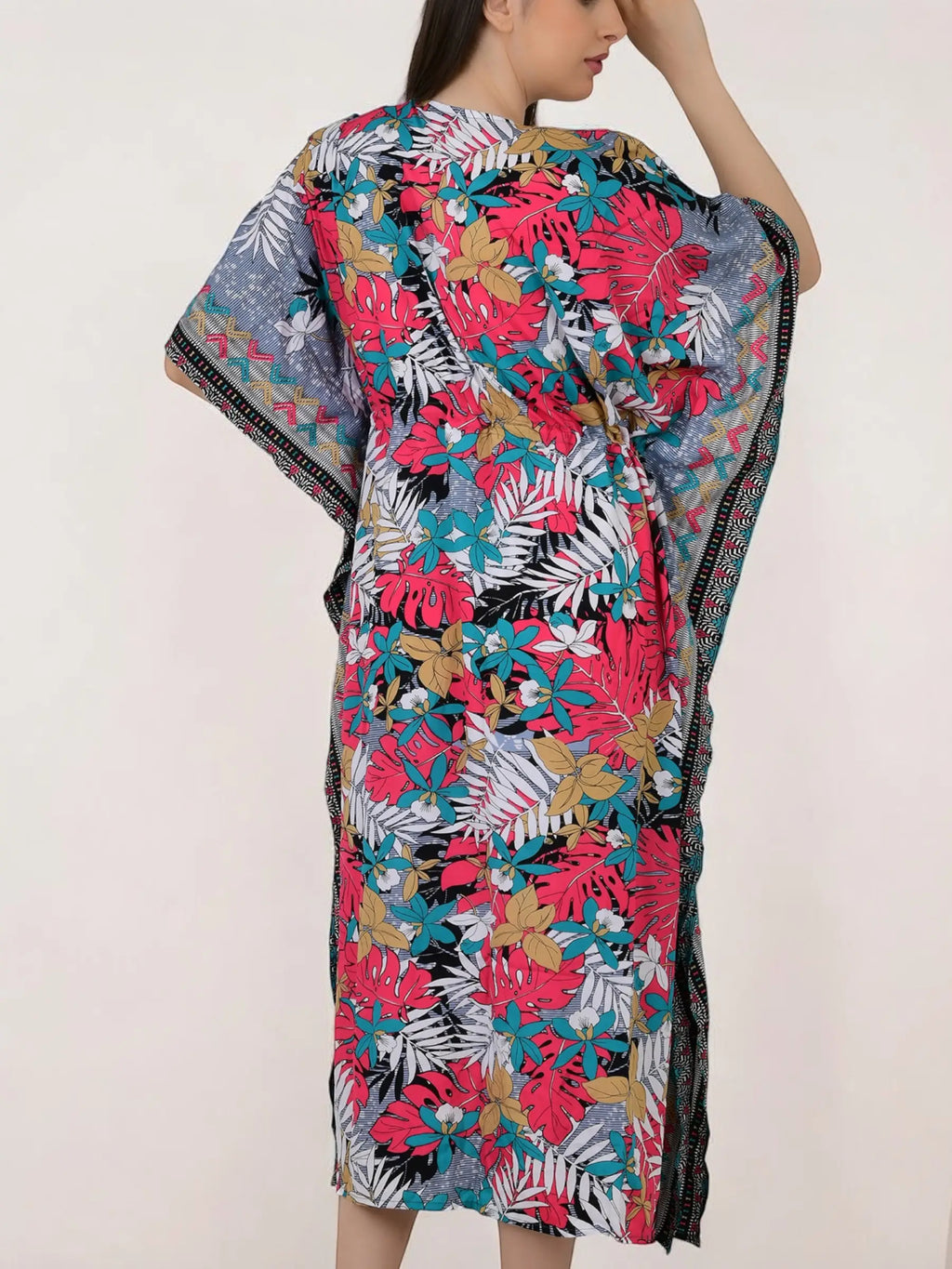Women's Silk Blend Long Kaftan
