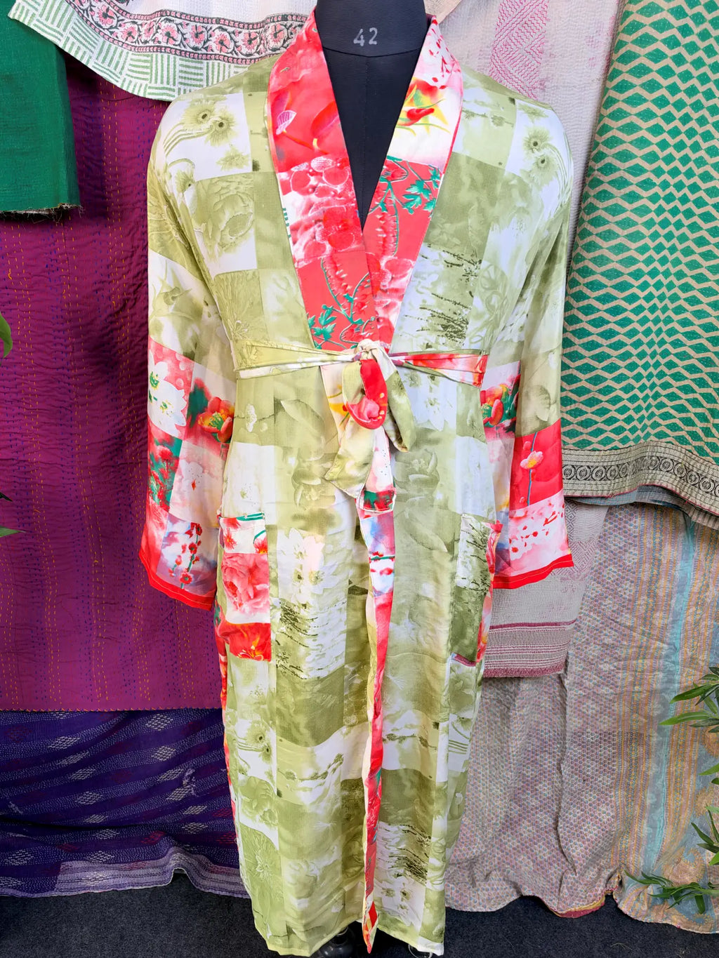 Silky Soft Mens Kimono Robe | Masculine Elegant Classic Sustainable Vintage House Robe gift, Timeless Comfy Lounge Beach Cover Up, Nightwear