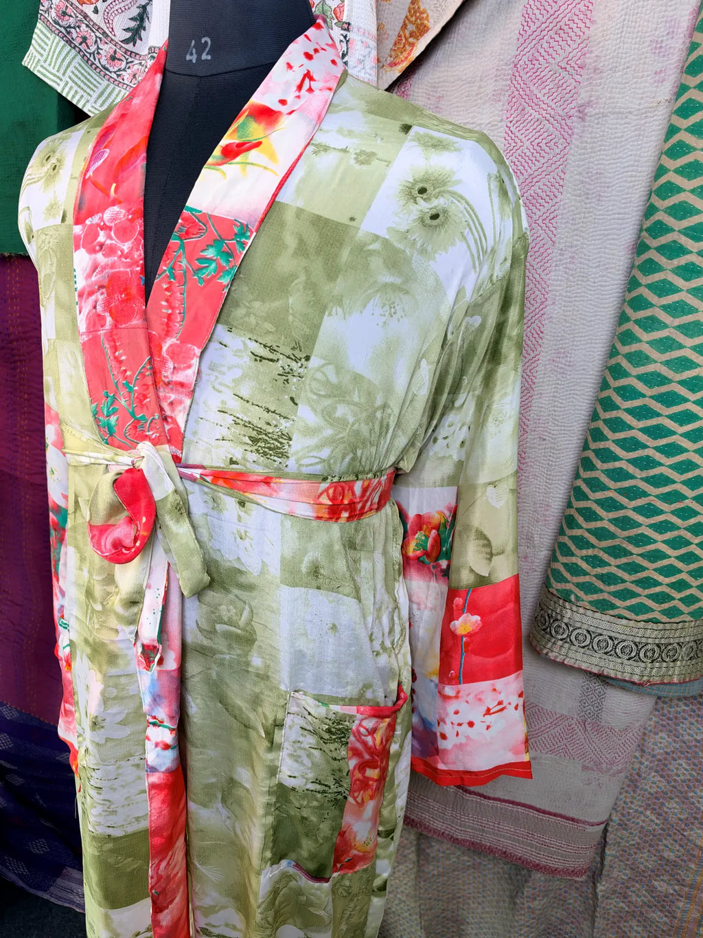 Silky Soft Mens Kimono Robe | Masculine Elegant Classic Sustainable Vintage House Robe gift, Timeless Comfy Lounge Beach Cover Up, Nightwear