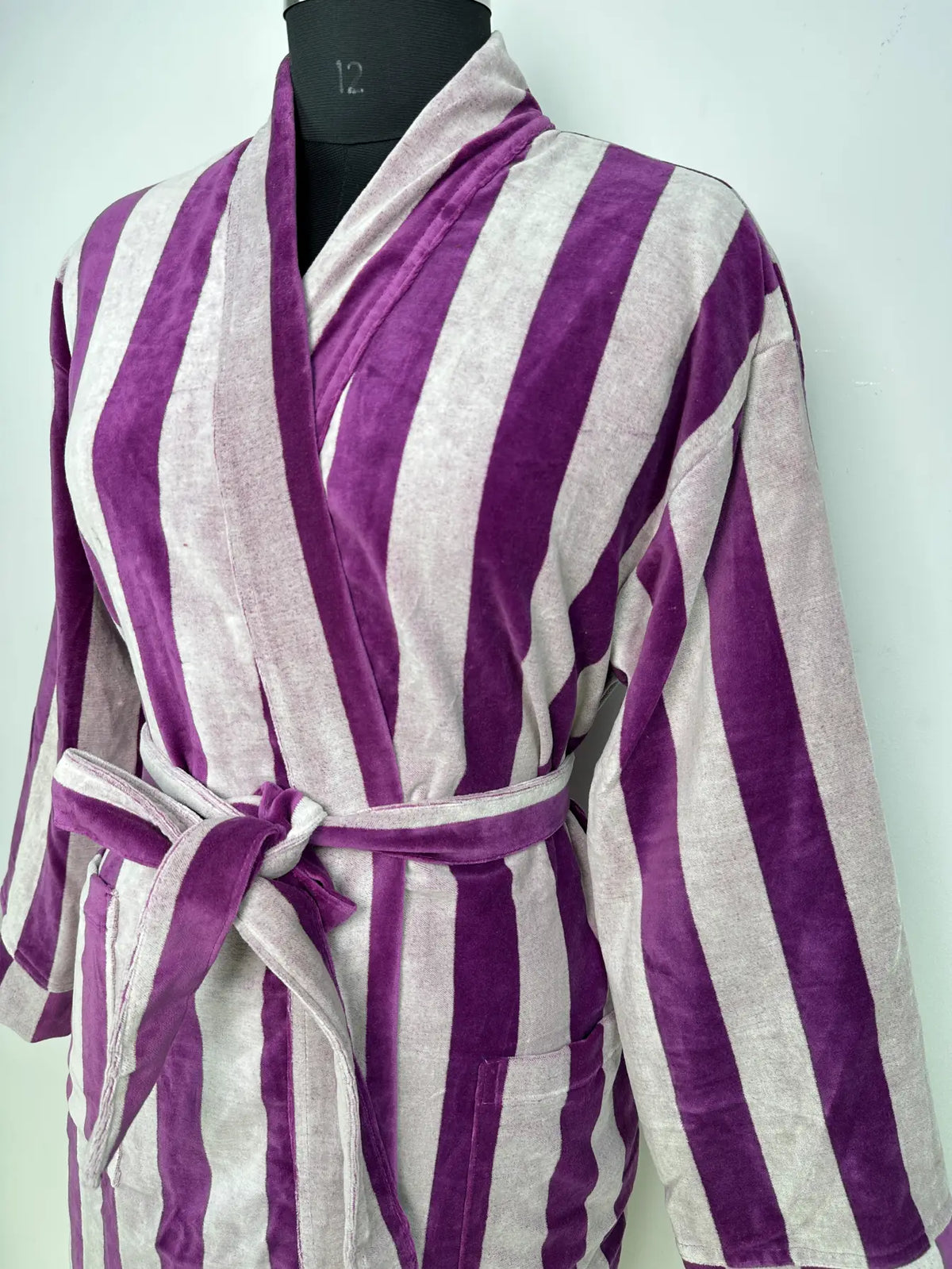 Cozy Velvet Womens Kimono | Boho Dressing Gown Reversible With Lining, Womens Clothing, Bridal Robe, Smoking Jacket For Her, Gift For Her