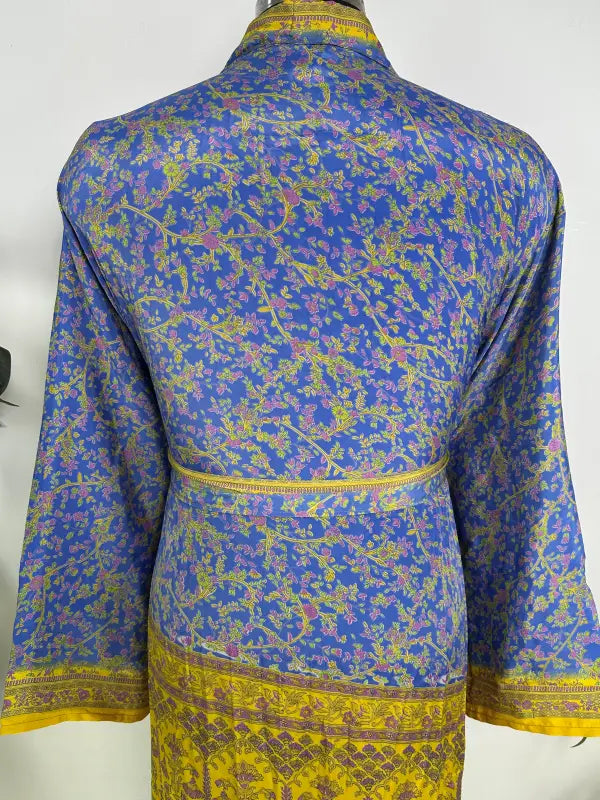 Silky Soft Mens Kimono Robe | Masculine Elegant Classic Sustainable Vintage House Robe gift, Timeless Comfy Lounge Beach Cover Up, Nightwear