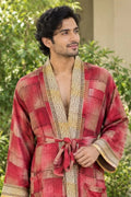 Silky Soft Mens Kimono Robe | Masculine Elegant Classic Sustainable Vintage House Robe gift, Timeless Comfy Lounge Beach Cover Up, Nightwear