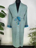 Silky Soft Mens Kimono Robe | Masculine Elegant Classic Sustainable Vintage House Robe gift, Timeless Comfy Lounge Beach Cover Up, Nightwear