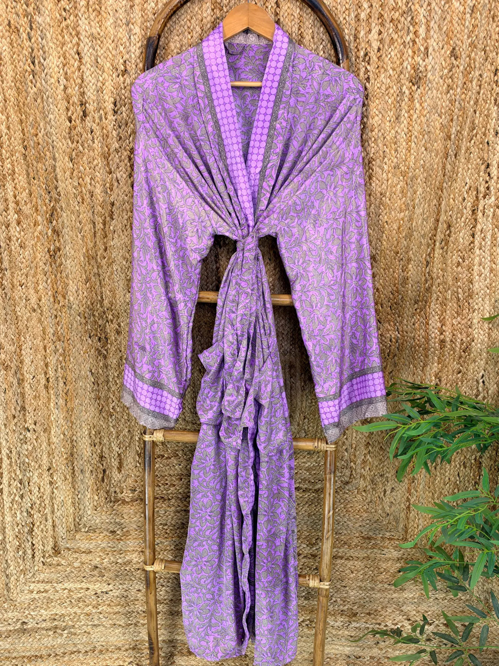 Silky Soft Mens Kimono Robe | Masculine Elegant Classic Sustainable Vintage House Robe gift, Timeless Comfy Lounge Beach Cover Up, Nightwear