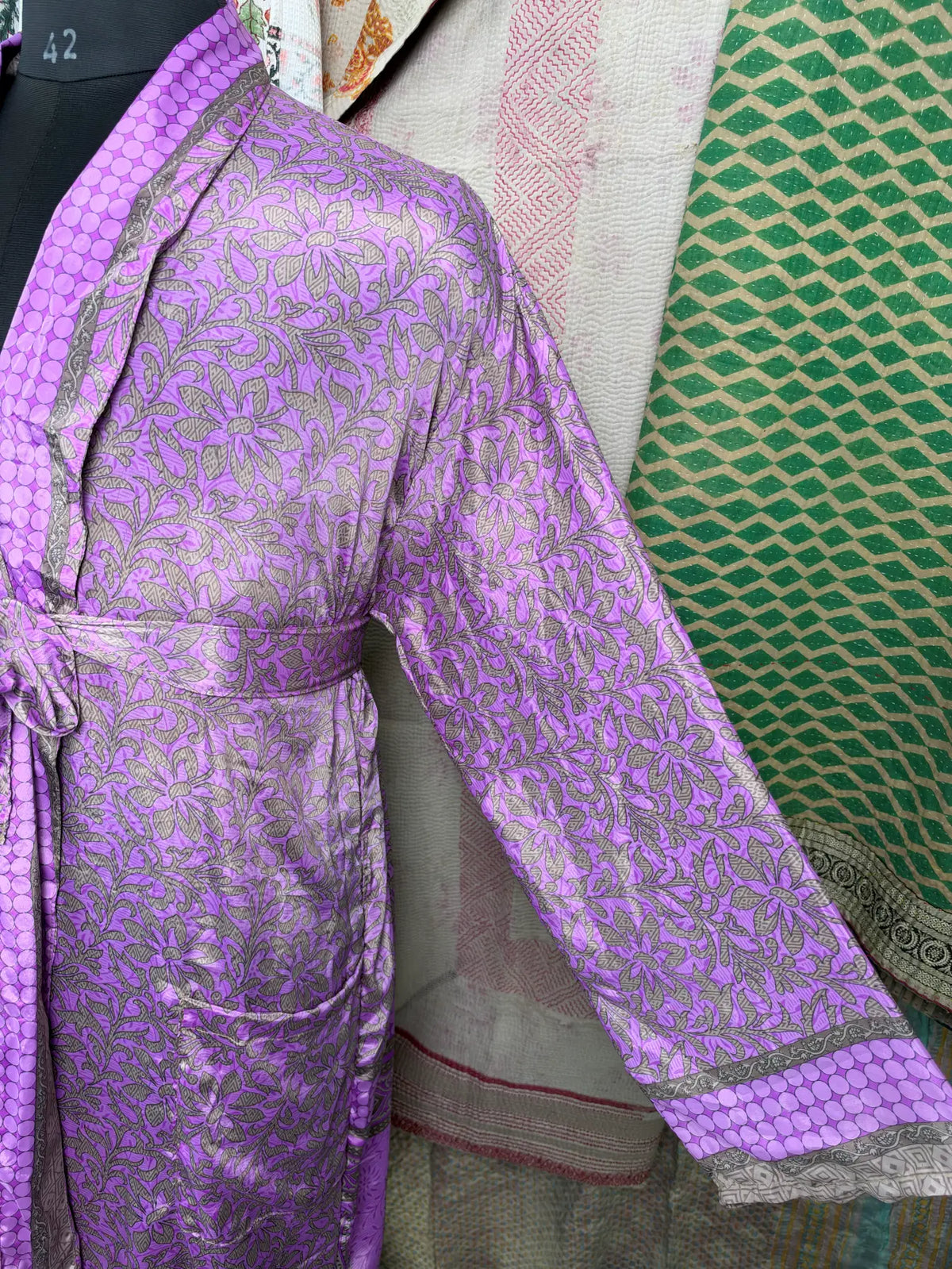 Silky Soft Mens Kimono Robe | Masculine Elegant Classic Sustainable Vintage House Robe gift, Timeless Comfy Lounge Beach Cover Up, Nightwear
