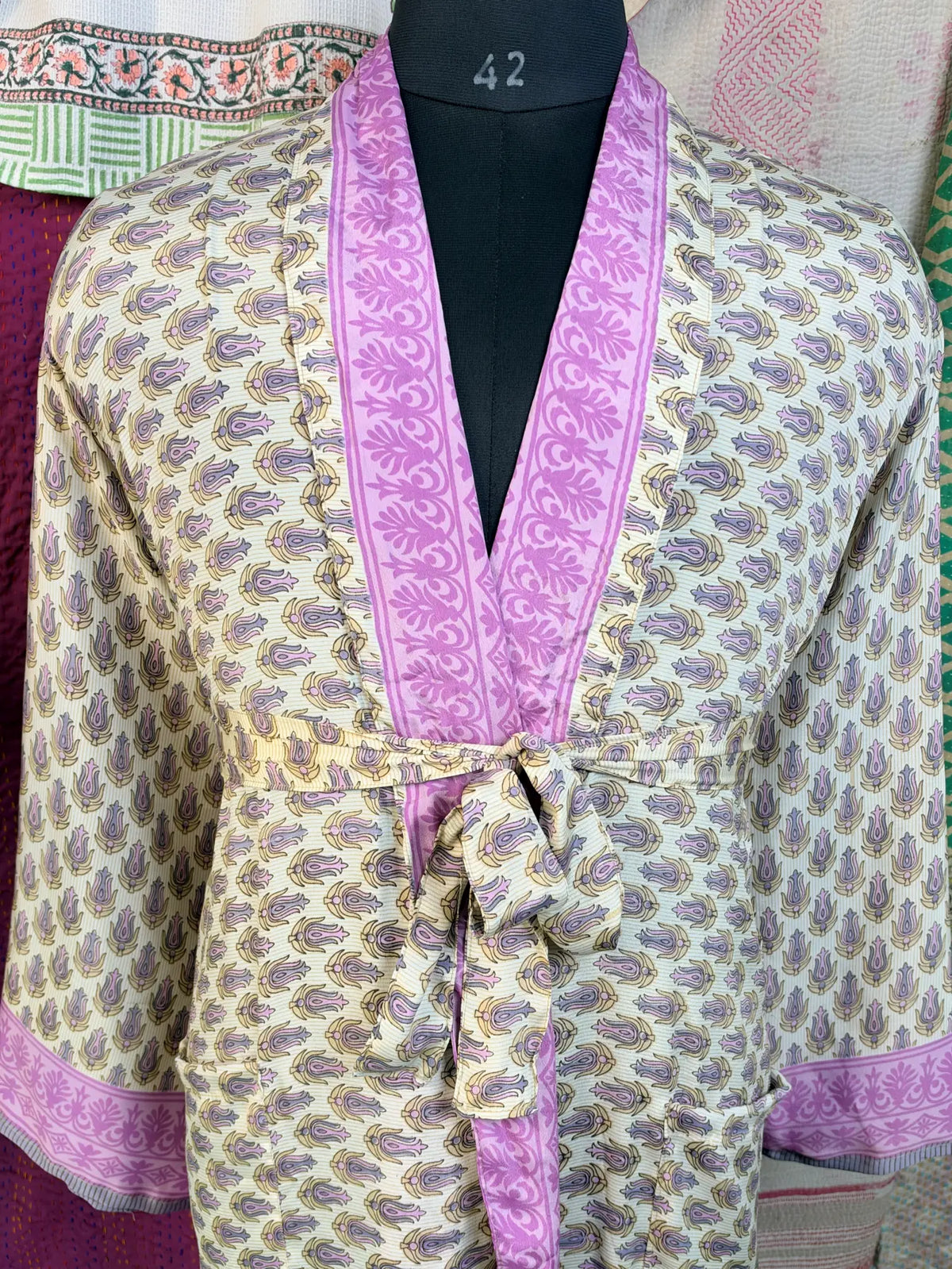 Silky Soft Mens Kimono Robe | Masculine Elegant Classic Sustainable Vintage House Robe gift, Timeless Comfy Lounge Beach Cover Up, Nightwear