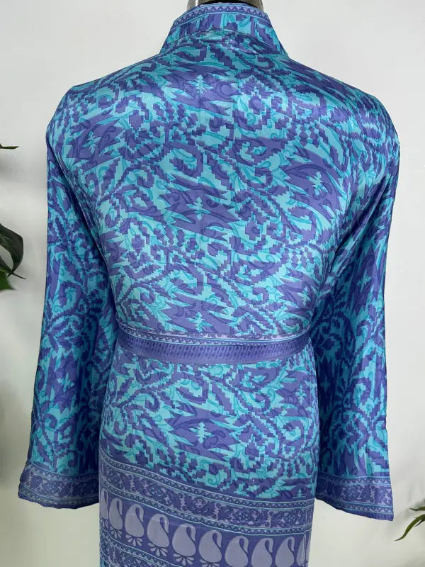 Silky Soft Mens Kimono Robe | Masculine Elegant Classic Sustainable Vintage House Robe gift, Timeless Comfy Lounge Beach Cover Up, Nightwear