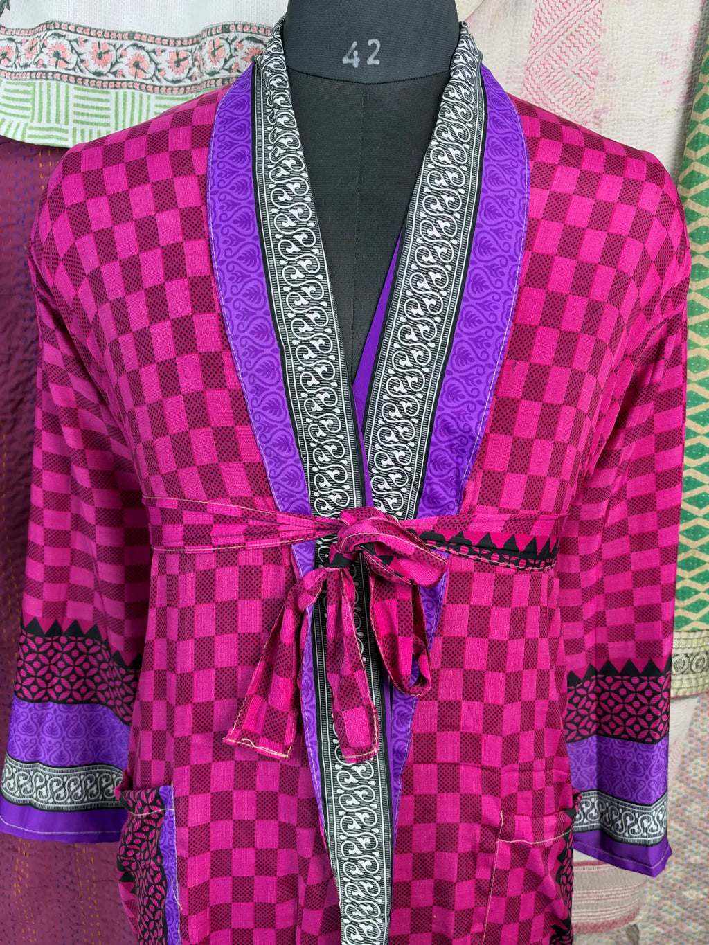 Silky Soft Mens Kimono Robe | Masculine Elegant Classic Sustainable Vintage House Robe gift, Timeless Comfy Lounge Beach Cover Up, Nightwear