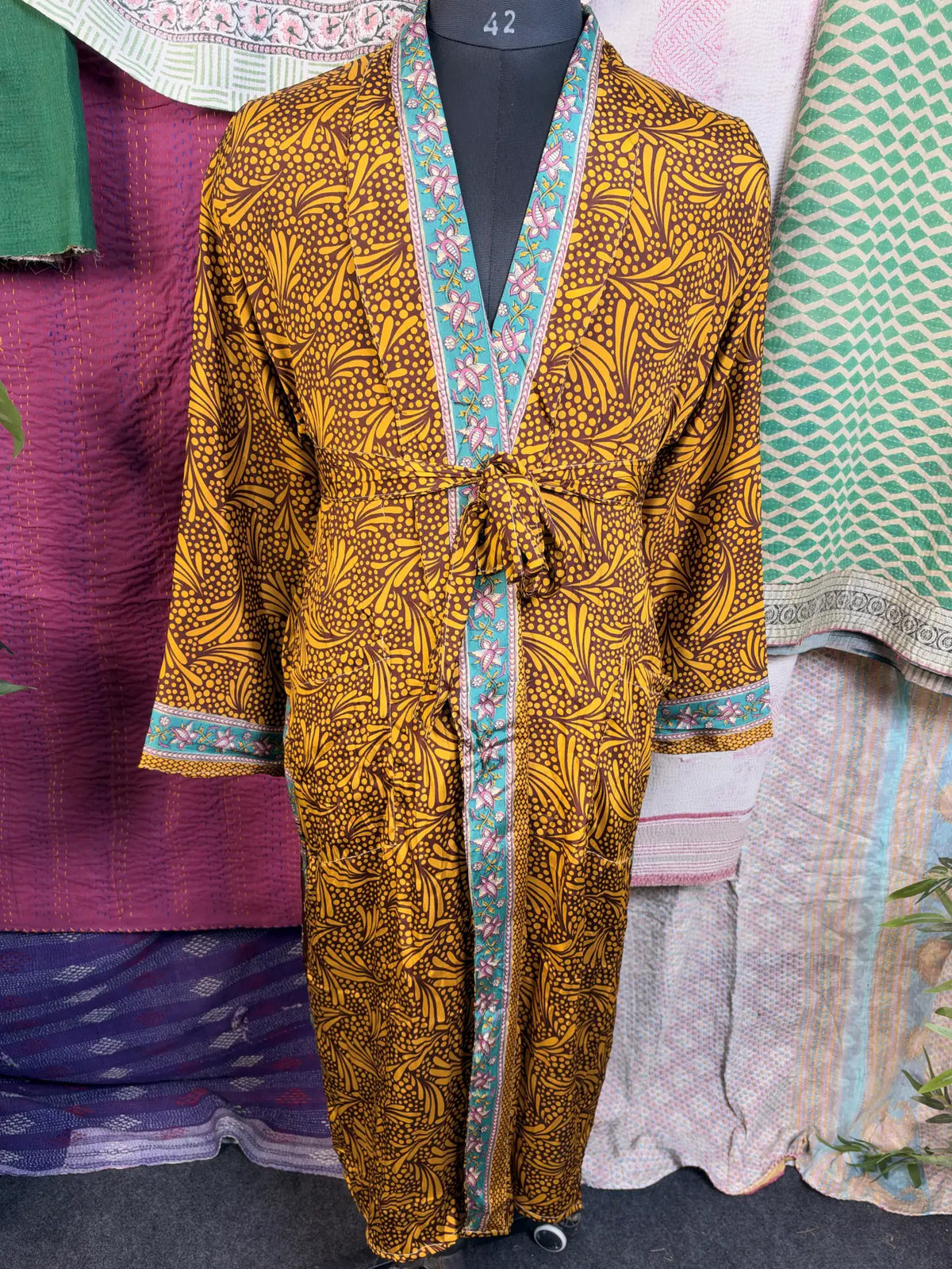 Silky Soft Mens Kimono Robe | Masculine Elegant Classic Sustainable Vintage House Robe gift, Timeless Comfy Lounge Beach Cover Up, Nightwear