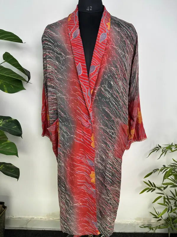 Silky Soft Mens Kimono Robe | Masculine Elegant Classic Sustainable Vintage House Robe gift, Timeless Comfy Lounge Beach Cover Up, Nightwear