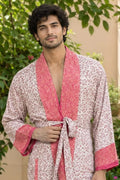 Silky Soft Mens Kimono Robe | Masculine Elegant Classic Sustainable Vintage House Robe gift, Timeless Comfy Lounge Beach Cover Up, Nightwear