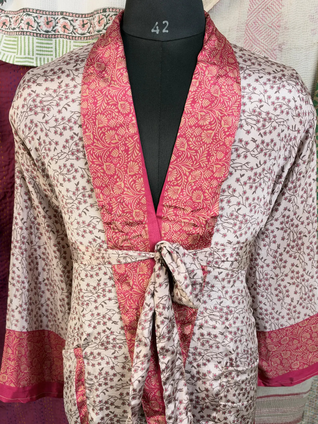 Silky Soft Mens Kimono Robe | Masculine Elegant Classic Sustainable Vintage House Robe gift, Timeless Comfy Lounge Beach Cover Up, Nightwear