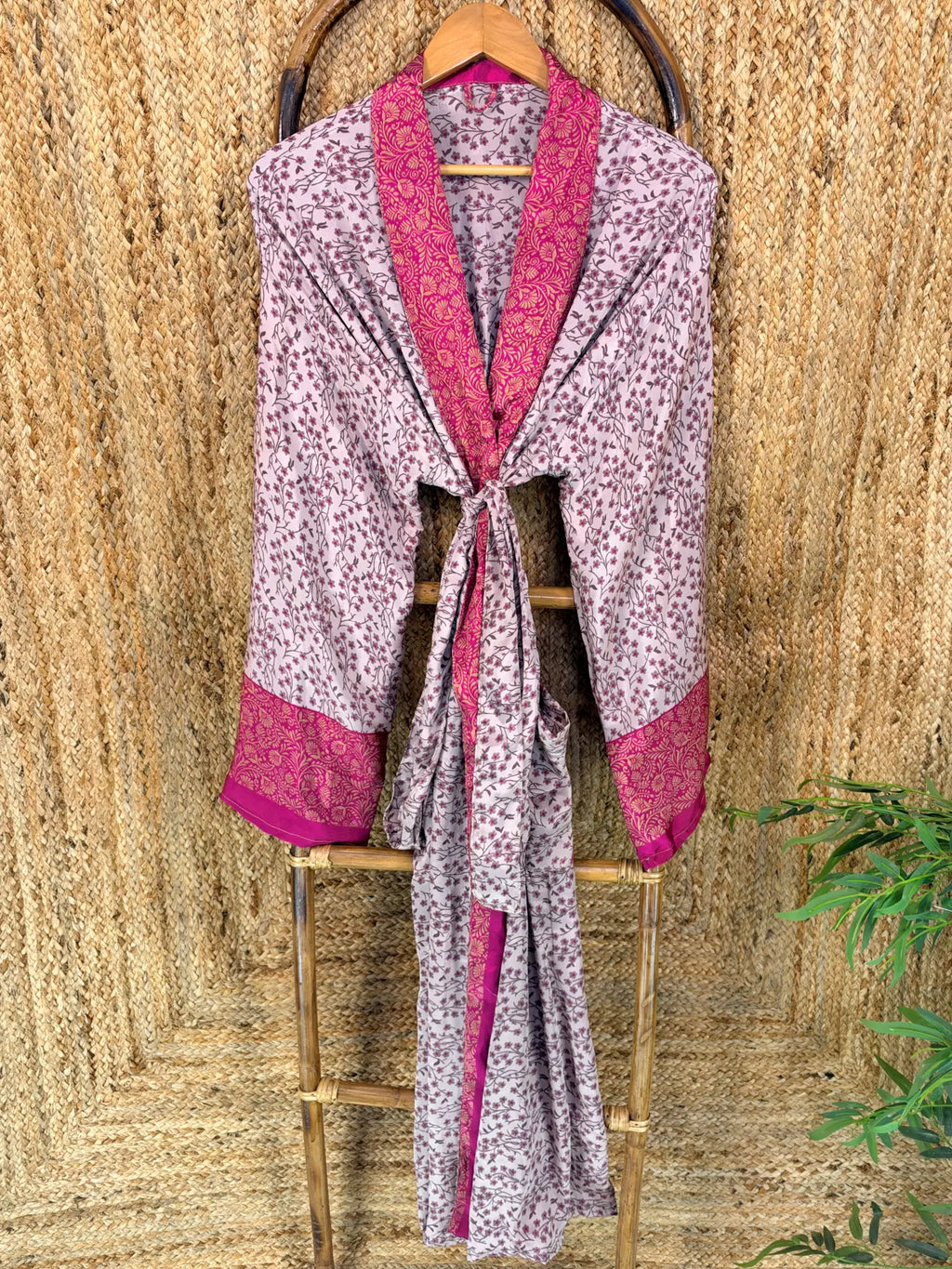 Silky Soft Mens Kimono Robe | Masculine Elegant Classic Sustainable Vintage House Robe gift, Timeless Comfy Lounge Beach Cover Up, Nightwear