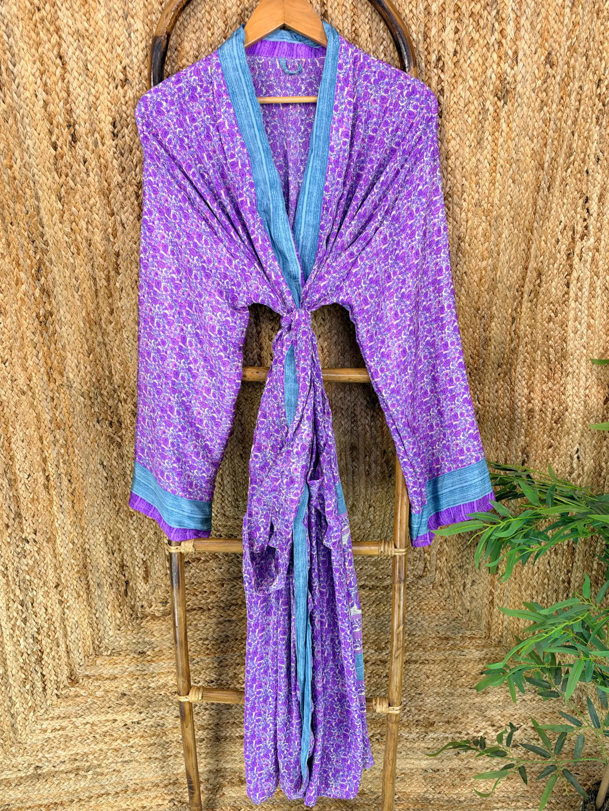 Silky Soft Mens Kimono Robe | Masculine Elegant Classic Sustainable Vintage House Robe gift, Timeless Comfy Lounge Beach Cover Up, Nightwear