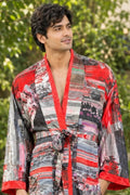 Silky Soft Mens Kimono Robe | Masculine Elegant Classic Sustainable Vintage House Robe gift, Timeless Comfy Lounge Beach Cover Up, Nightwear