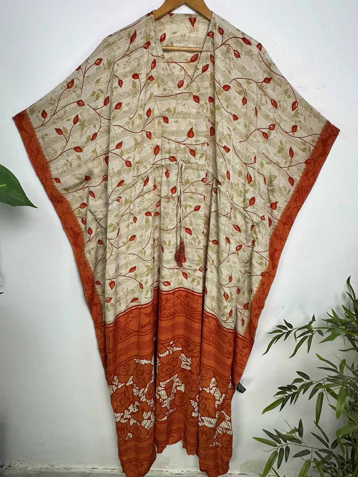 Recycle Silky Soft Women Clothing | Loose Fit Midi Dress for Women, Kaftan Dress Oversize Resort Wear Caftan, Boho Beach Cover Up, Gift for Her