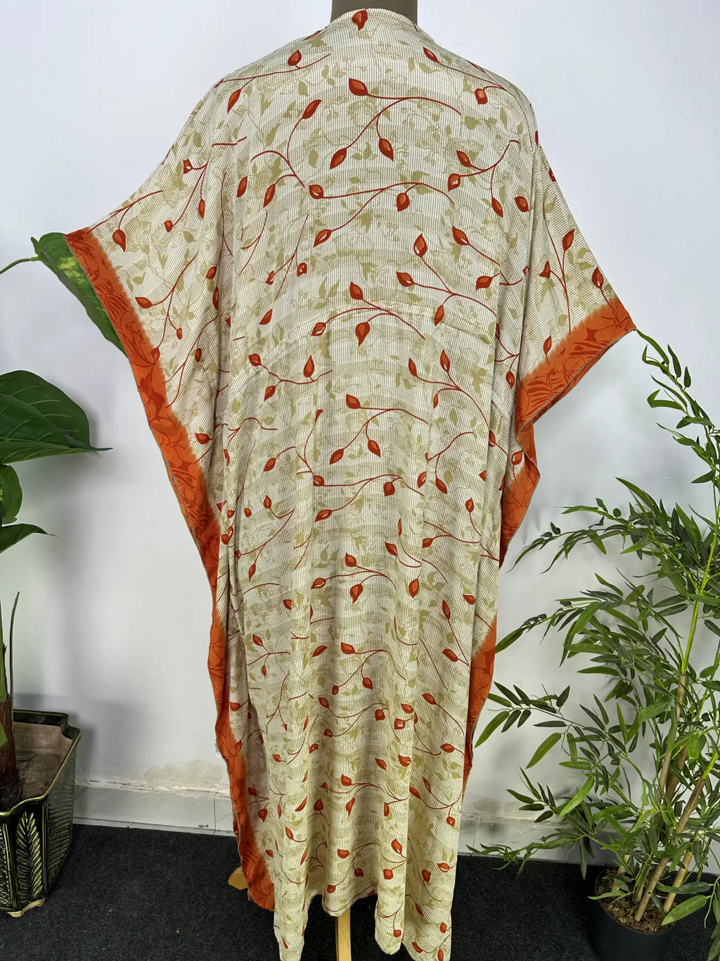 Recycle Silky Soft Women Clothing | Loose Fit Midi Dress for Women, Kaftan Dress Oversize Resort Wear Caftan, Boho Beach Cover Up, Gift for Her