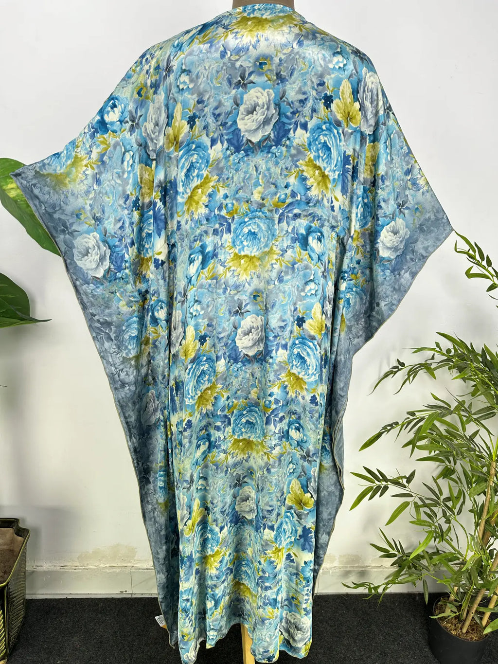 Kaftan Dress | Recycle Silky Soft Women Clothing, Oversize Resort Wear Caftan, Boho Beach Cover Up, Women Loose Fit Midi Dress, Gift for Her