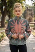 Women's Suzani embroidered Velvet Jacket