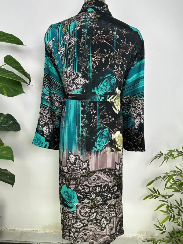 Silky Soft Mens Kimono Robe | Masculine Elegant Classic Sustainable Vintage House Robe gift, Timeless Comfy Lounge Beach Cover Up, Nightwear