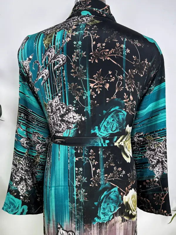 Silky Soft Mens Kimono Robe | Masculine Elegant Classic Sustainable Vintage House Robe gift, Timeless Comfy Lounge Beach Cover Up, Nightwear