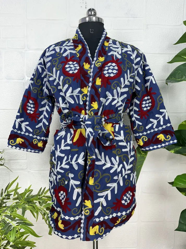 Women's Suzani embroidered Jacket in floral