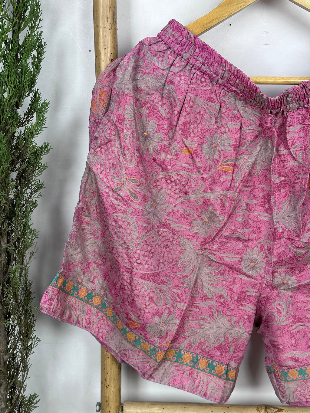 Men's Silk Blend Long Boxer Shorts